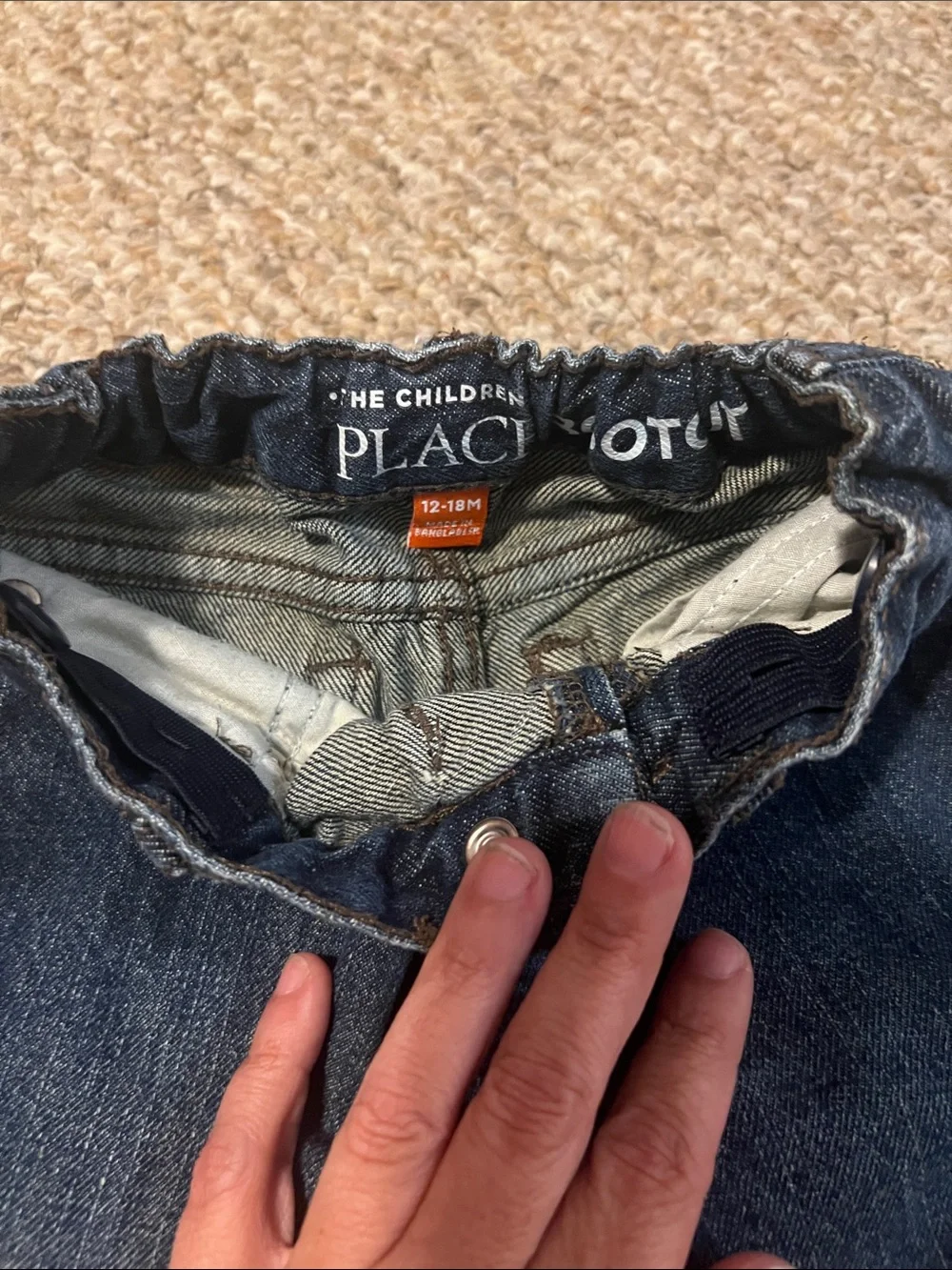 The Children's Place Navy Blue Kids Denim Jeans